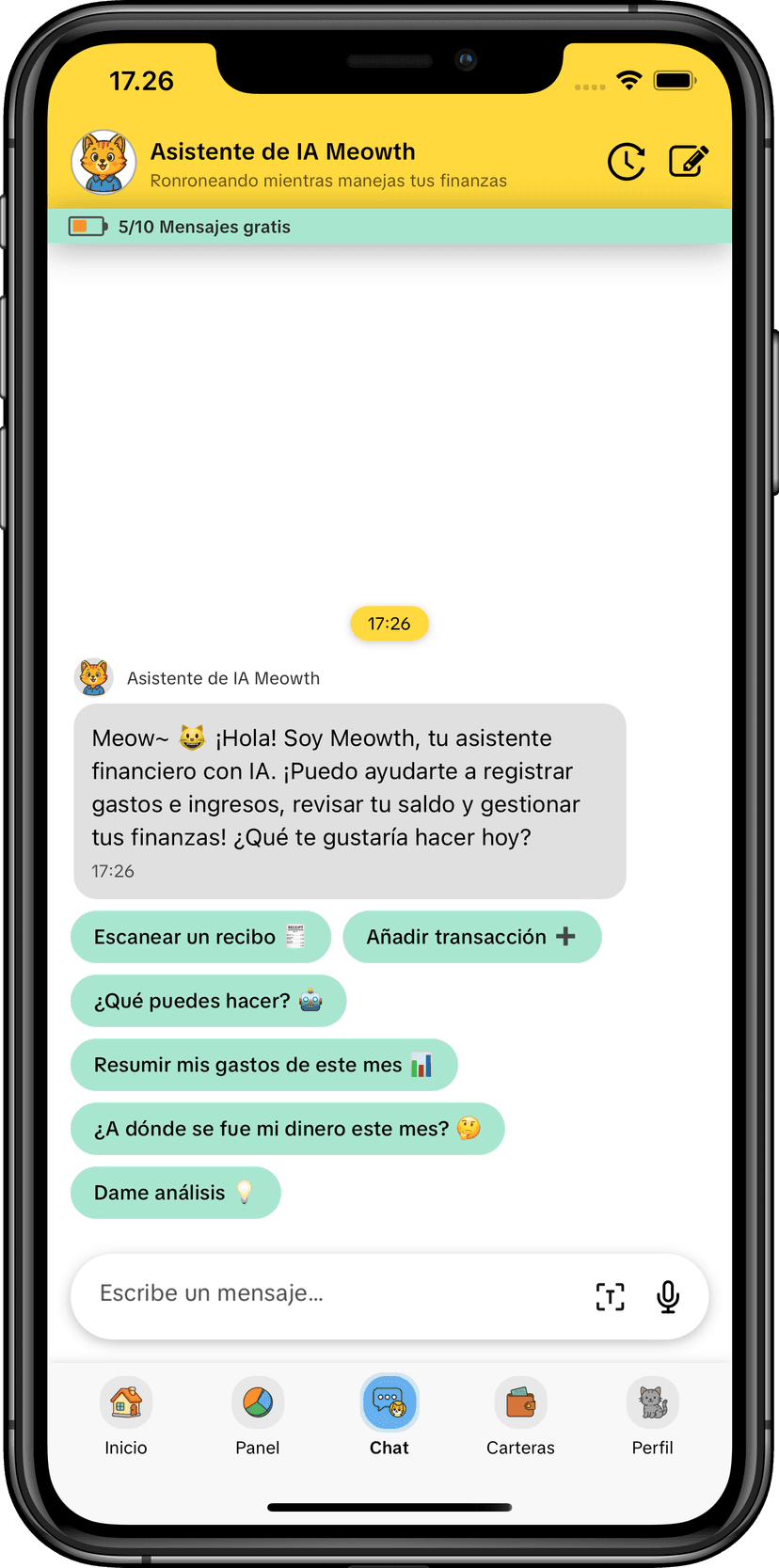 Asistente de IA MoneyKu