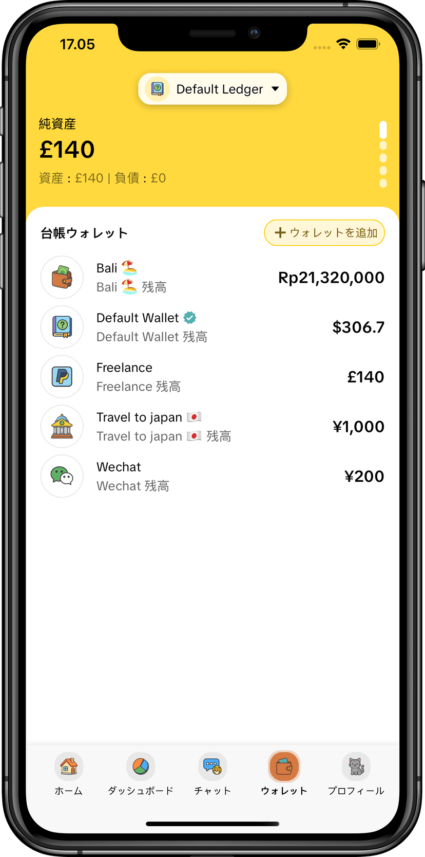 MoneyKu マルチウォレット管理