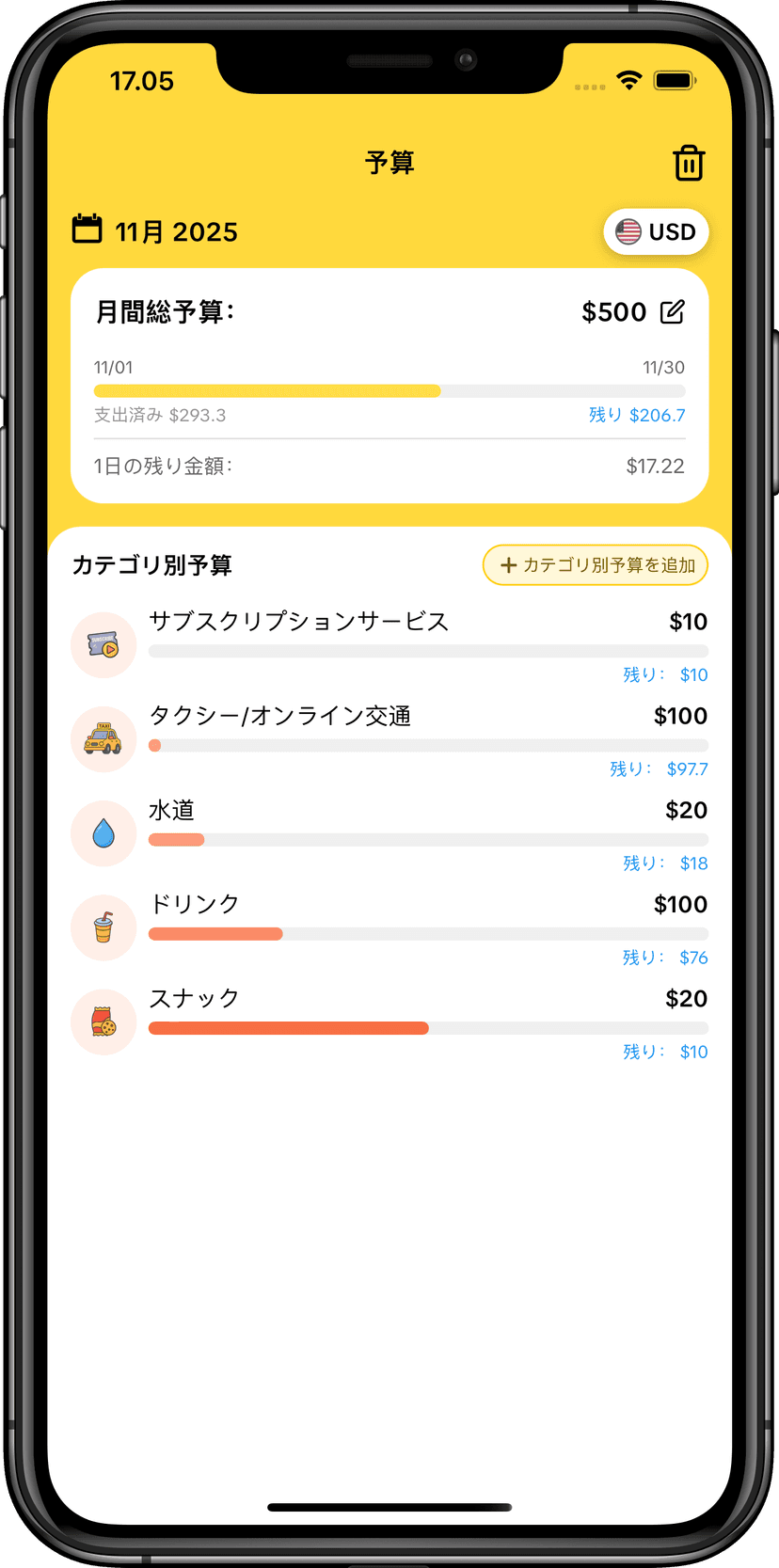 MoneyKu 予算管理