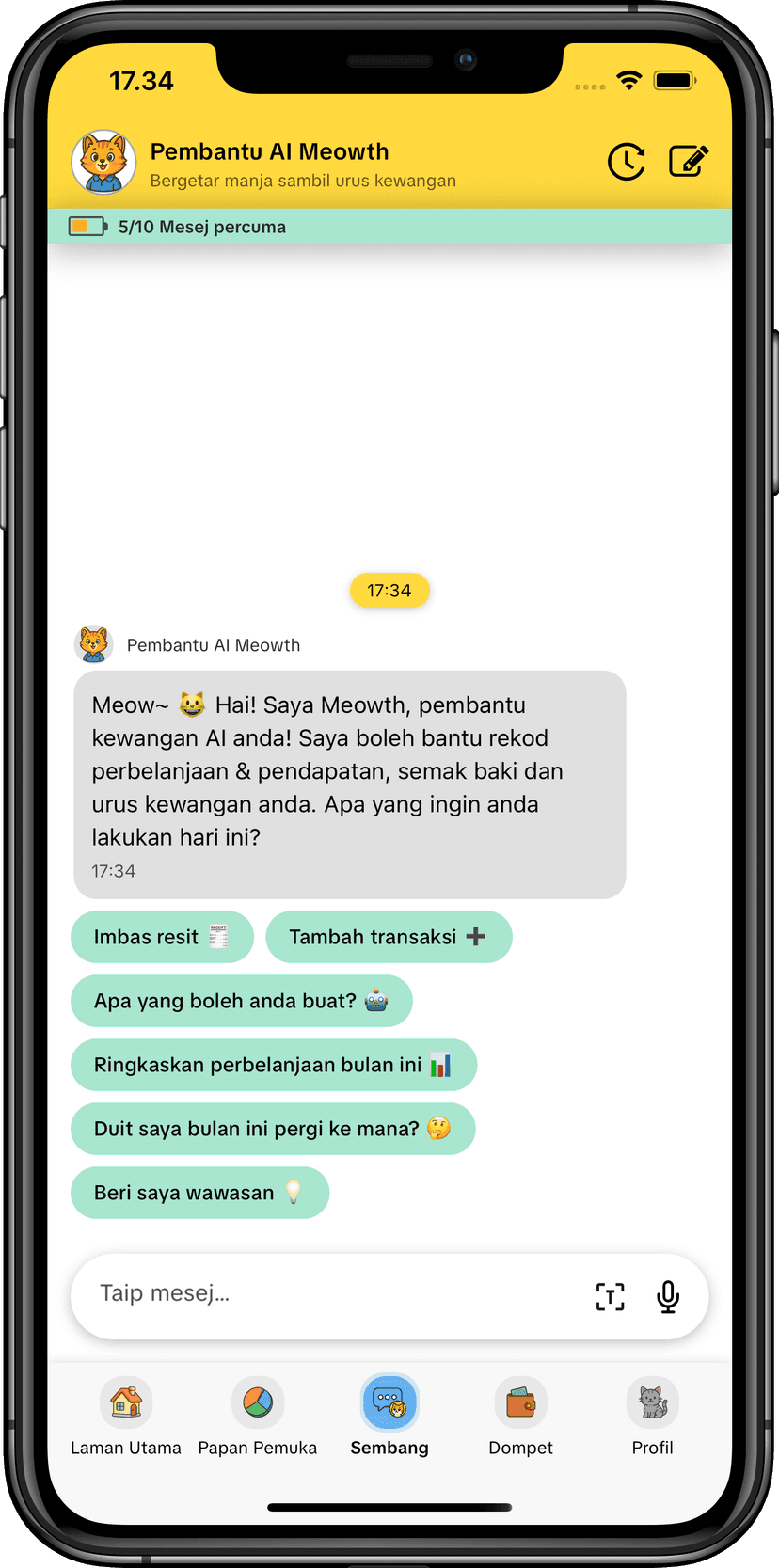 Pembantu AI MoneyKu